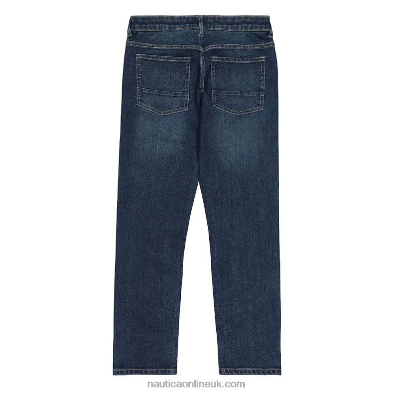 Nautica Boys\' Straight Denim (8-20) L6J4L1070 Deep Navy Heather