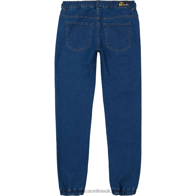Nautica Little Boys\' Denim Jogger (4-7) L6J4L1091 Pure Deep Bay Wash