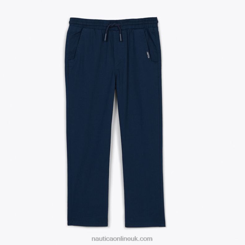 Nautica Little Boys' Pull-On Pant (4-7) L6J4L1085 Bright Cobalt