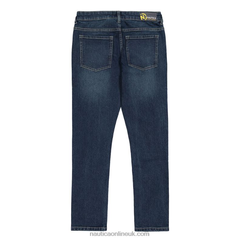 Nautica Little Boys\' Skinny Denim (4-7) L6J4L1083 Deep Navy Heather