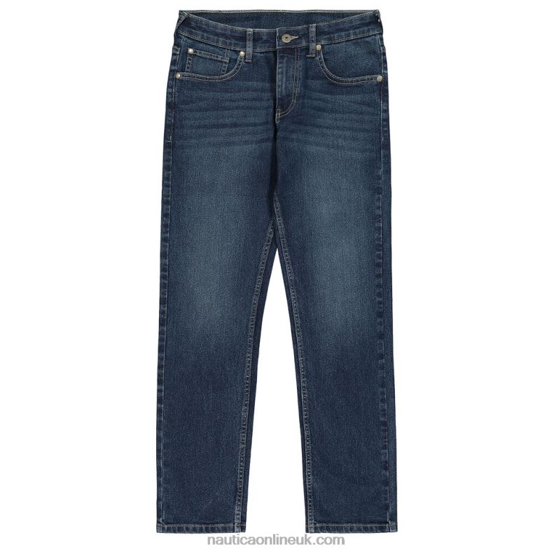 Nautica Little Boys' Straight Denim (4-7) L6J4L1080 Deep Navy Heather