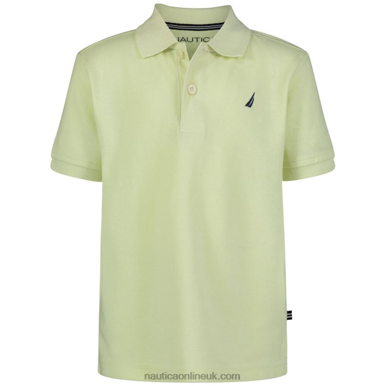 Nautica Boys' Deck Polo (8-16) L6J4L1053 Pineforest