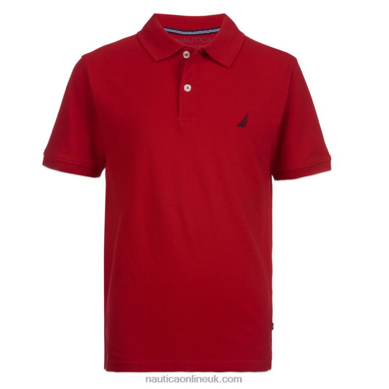 Nautica Toddler Boys' Classic Deck Polo (2T-4T) L6J4L1062 Melonberry