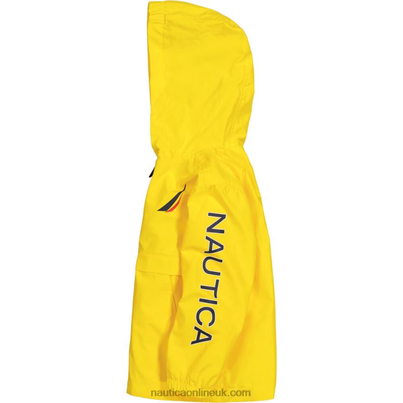 Nautica Toddler Boys\' Jacket And T-Shirt 3Pc Jogger Set L6J4L1282 Light Yellow