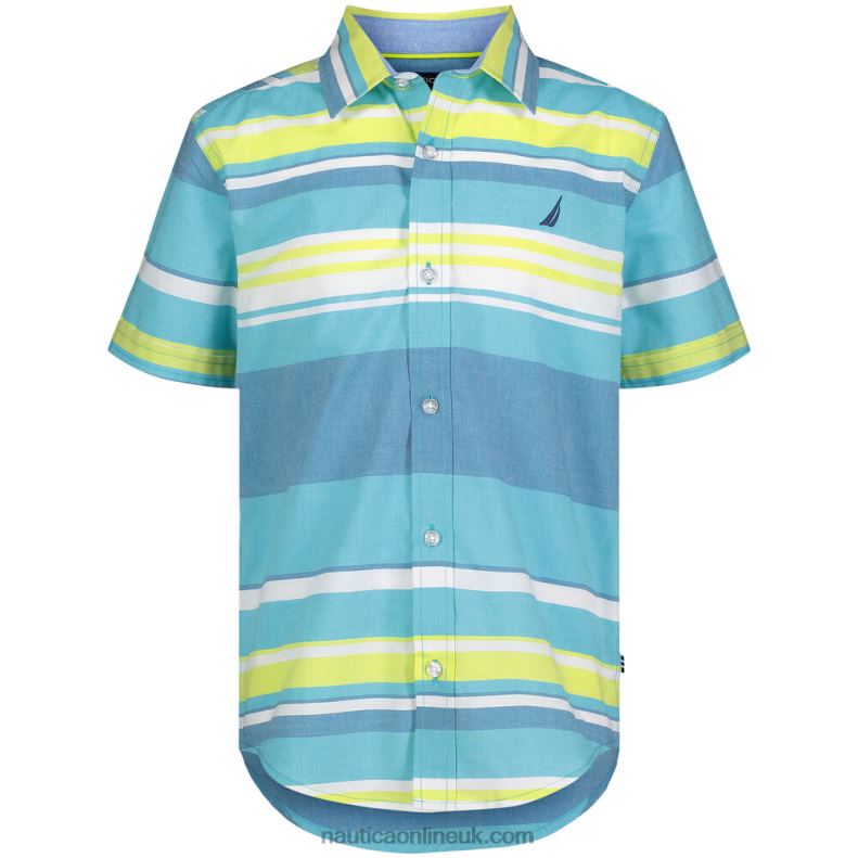 Nautica Little Boys' Striped Shirt (4-7) L6J4L1254 Star Sapphire