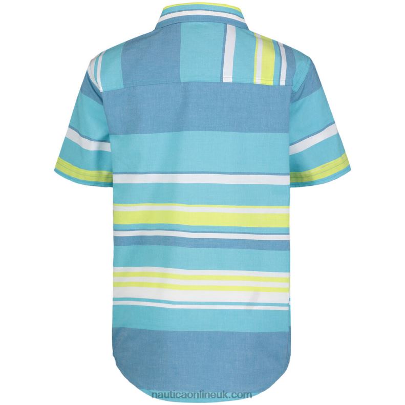Nautica Little Boys\' Striped Shirt (4-7) L6J4L1254 Star Sapphire
