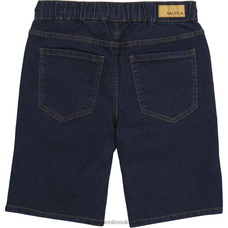 Nautica Boys\' Denim Pull-On Short (8-20) L6J4L1090 Ballard Blue