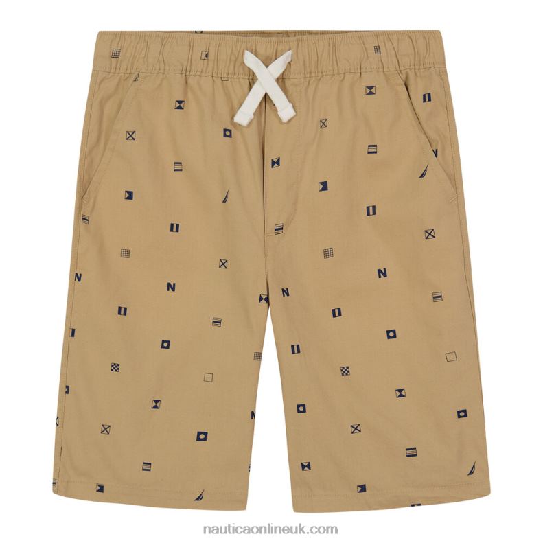 Nautica Boys' Printed Short (8-20) L6J4L1199 Sandcove