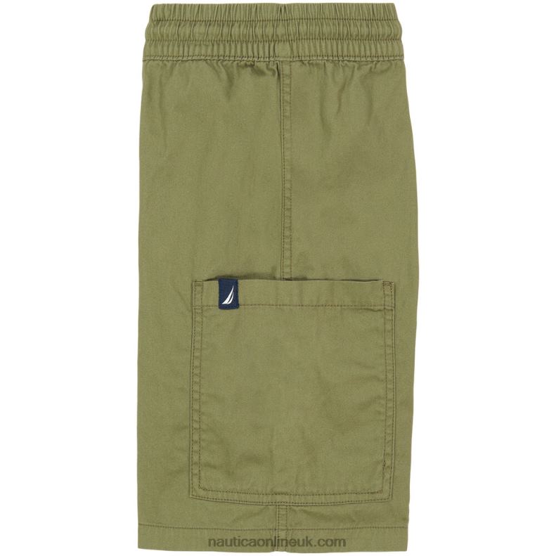 Nautica Boys\' Pull-On Cargo Short (8-20) L6J4L1188 Deep Fern
