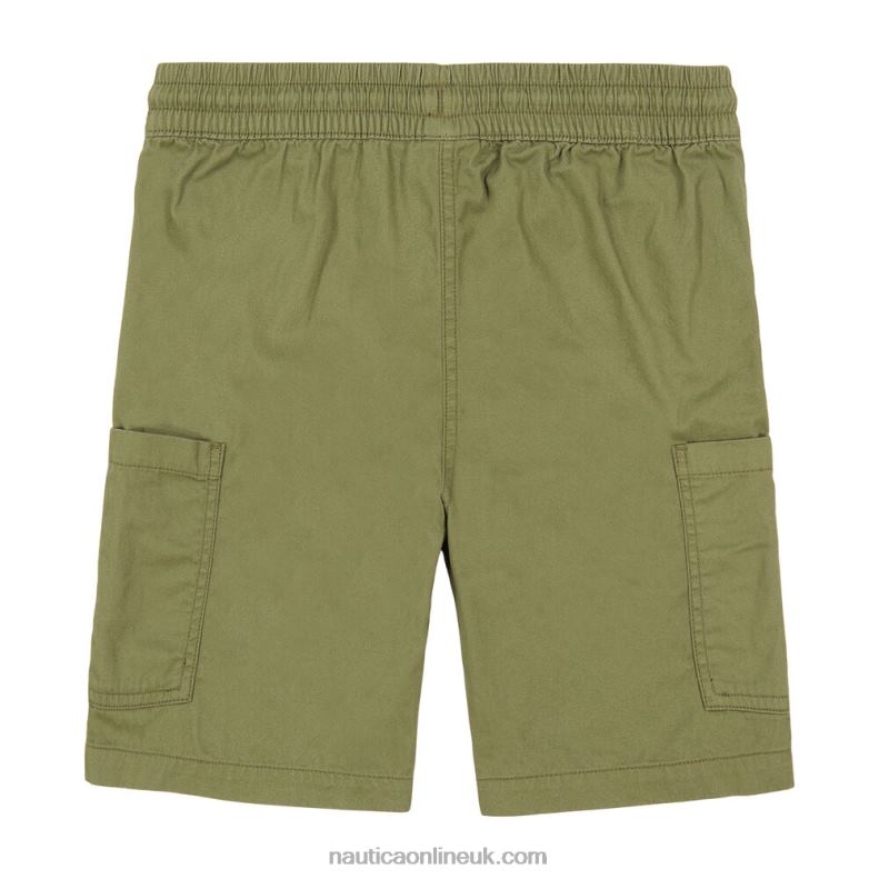 Nautica Boys\' Pull-On Cargo Short (8-20) L6J4L1188 Deep Fern
