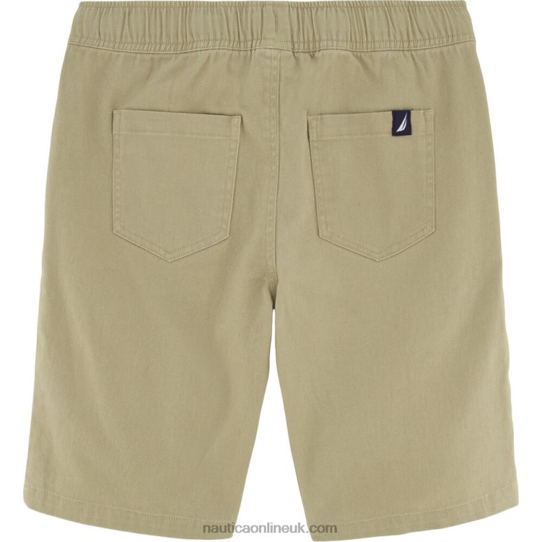 Nautica Boys\' Solid Pull-On Short (8-20) L6J4L1052 Gesso