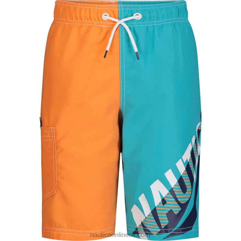 Nautica Boys' Tailwinds Swim Short (8-16) L6J4L1200 Star Sapphire