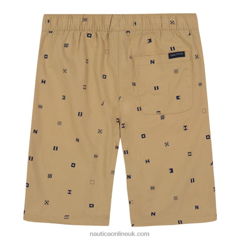 Nautica Little Boys\' Printed Short (4-7) L6J4L1248 Sandcove