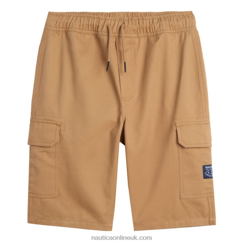 Nautica Little Boys' Pull-On Cargo Short (4-7) L6J4L1149 Tavern