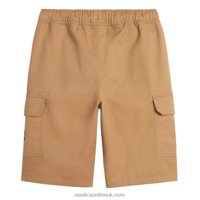 Nautica Little Boys\' Pull-On Cargo Short (4-7) L6J4L1149 Tavern