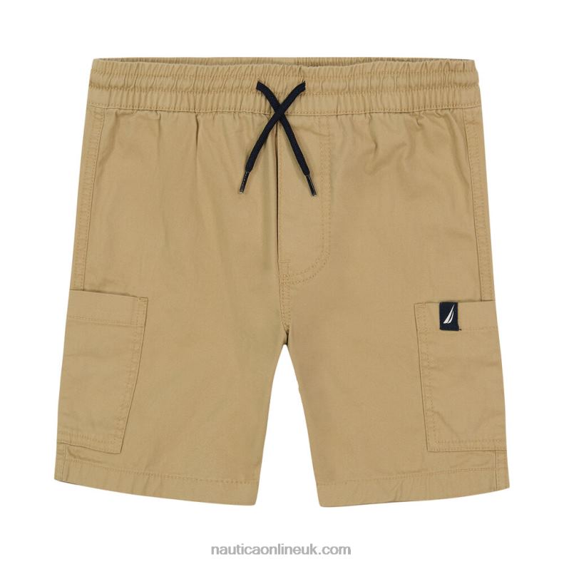 Nautica Little Boys' Pull-On Cargo Short (4-7) L6J4L1210 Sandcove