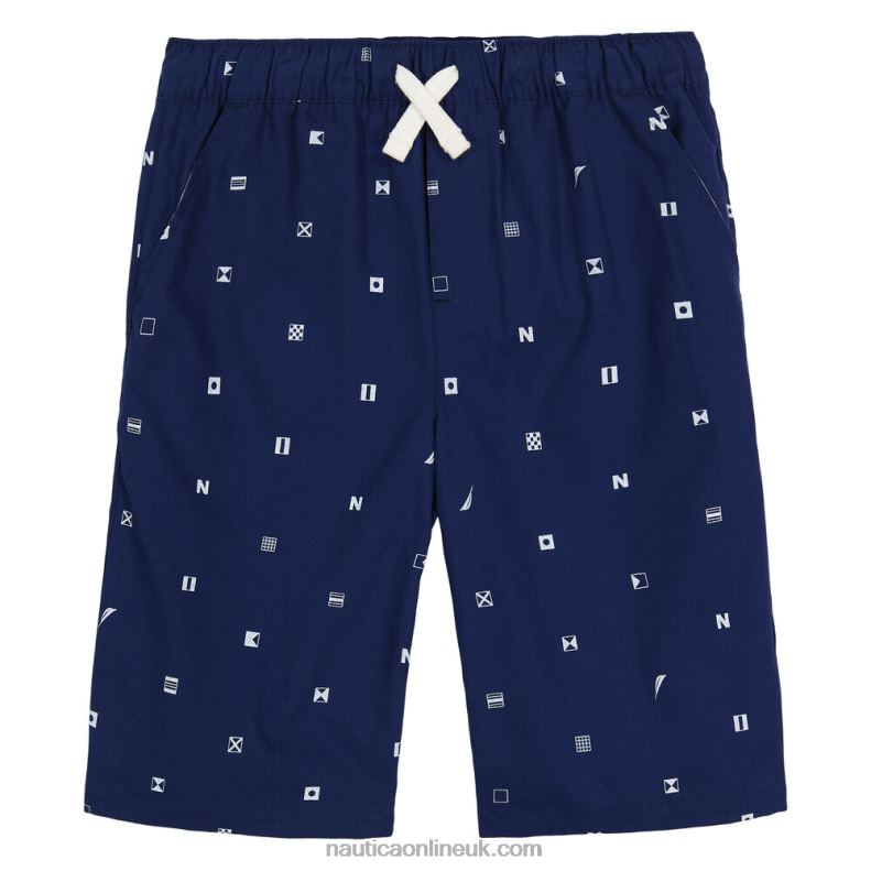 Nautica Toddler Boys' Printed Short (2T-4T) L6J4L1246 J Navy