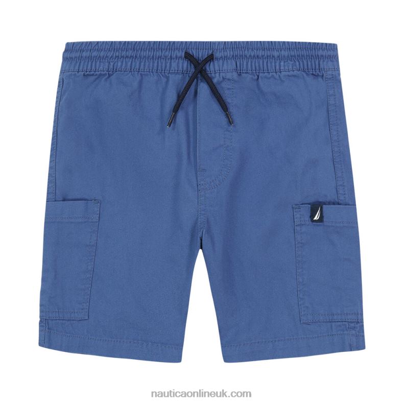 Nautica Toddler Boys' Pull-On Cargo Short (2T-4T) L6J4L1241 Blue Mirage