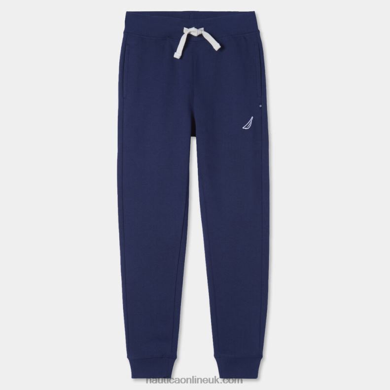 Nautica Little Boys' J-Class Fleece Jogger (4-7) L6J4L1302 Oyster Bay Blue