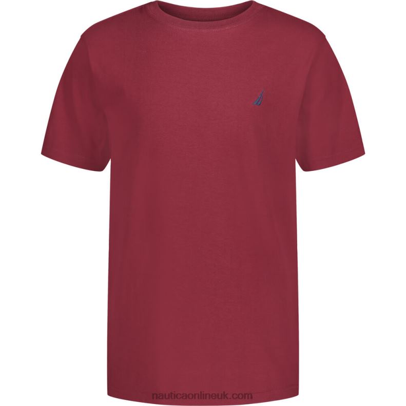 Nautica Toddler Boys' Crewneck T-Shirt (2T-4T) L6J4L1183 Flamingo