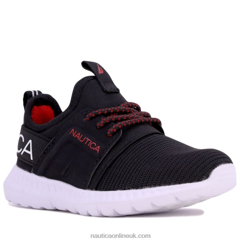 Nautica Boys' Logo Lace-Up Sneaker L6J4L1279 Dove