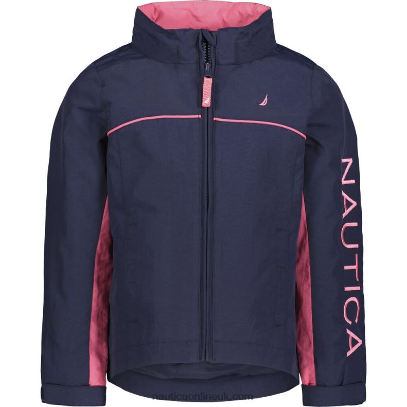 Nautica Toddler Girls' J-Class Jacket (2T-4T) L6J4L1318 Navy