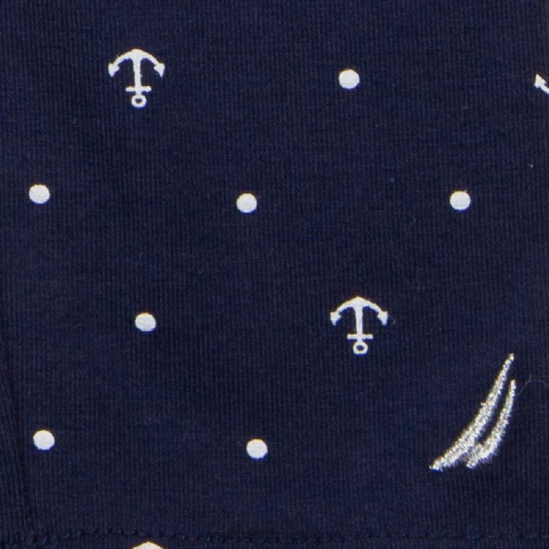 Nautica Girls\' Anchor And Dot Print Legging (7-16) L6J4L1324 Navy