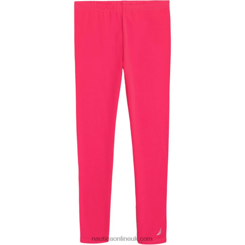 Nautica Little Girls' Solid Legging (4-6X) L6J4L1327 Dark Acacia