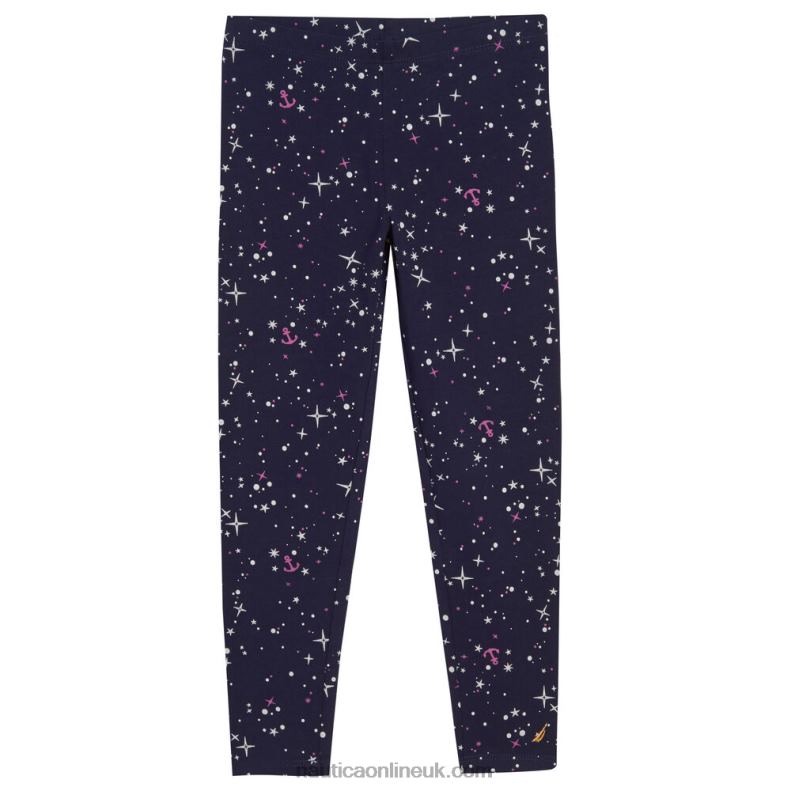 Nautica Toddler Girls' Anchor Galaxy Legging (2T-4T) L6J4L1452 Navy