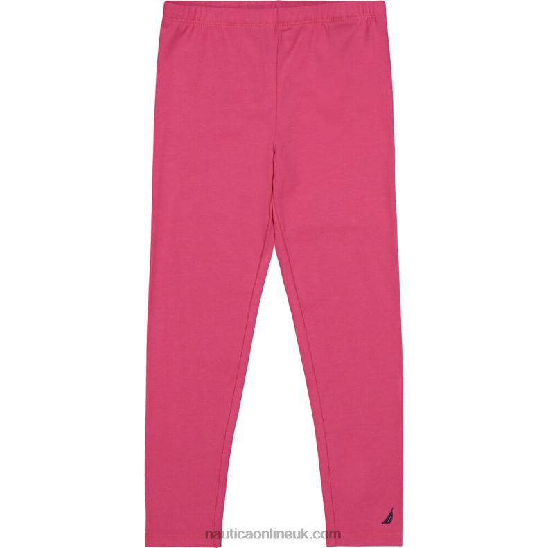 Nautica Toddler Girls\' Solid Legging (2T-4T) L6J4L1325 Fancytail Fuschia