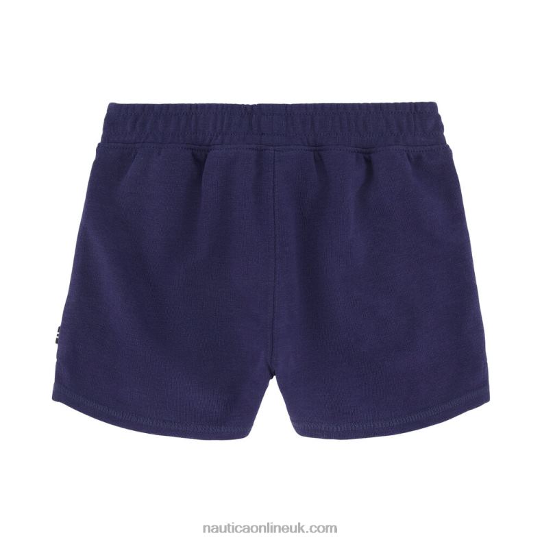 Nautica Little Girls\' Pull-On Short (4-6X) L6J4L1504 Navy