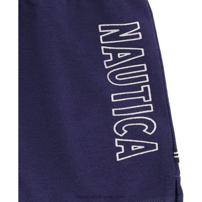 Nautica Little Girls\' Pull-On Short (4-6X) L6J4L1504 Navy