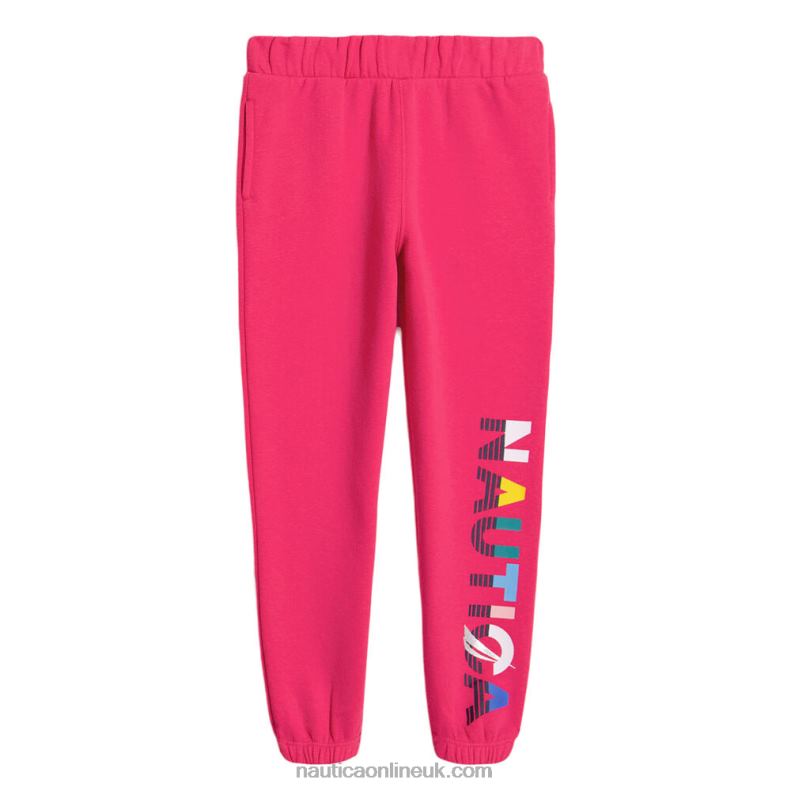 Nautica Girls' Logo Jogger (7-16) L6J4L1456 Dark Acacia