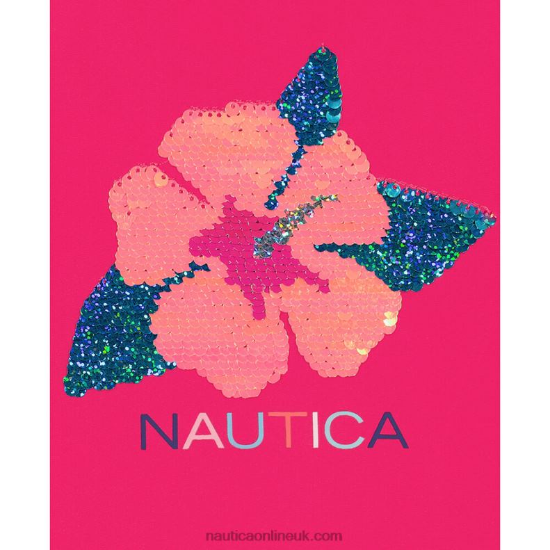 Nautica Little Girls\' Flower One-Piece (4-6X) L6J4L1520 Dark Acacia