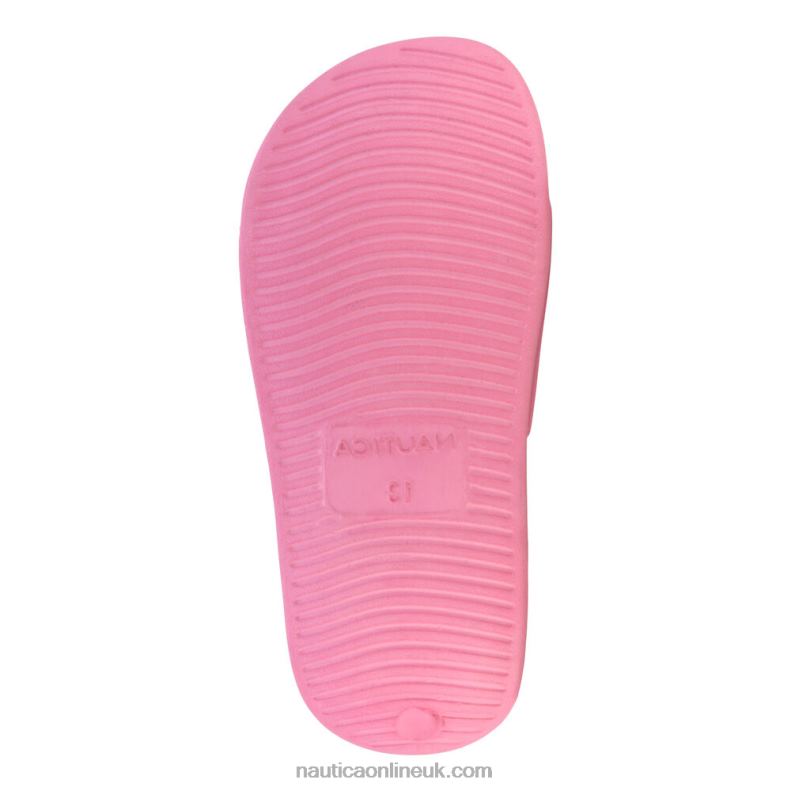 Nautica Girls\' Water-Resistant Slip-On Sandal L6J4L1466 Reckoning Red