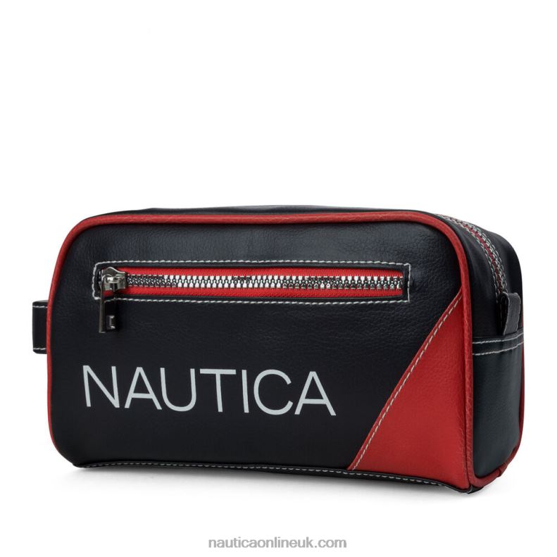 Nautica Core Pebbled Travel Kit L6J4L92 Nautica Red Men