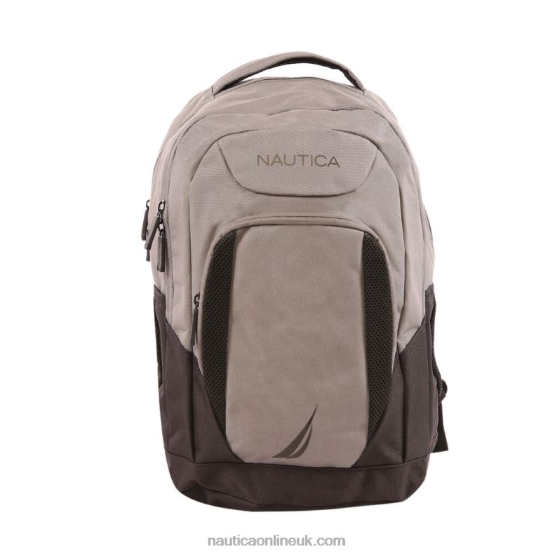 Nautica Logo Backpack L6J4L283 Moorings Grey Heather Men