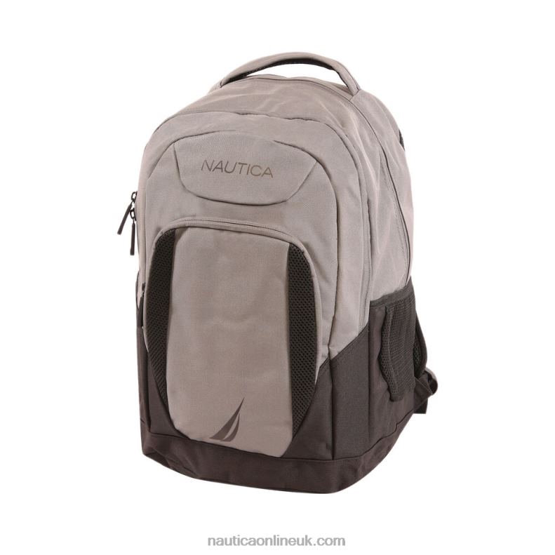 Nautica Logo Backpack L6J4L283 Moorings Grey Heather Men