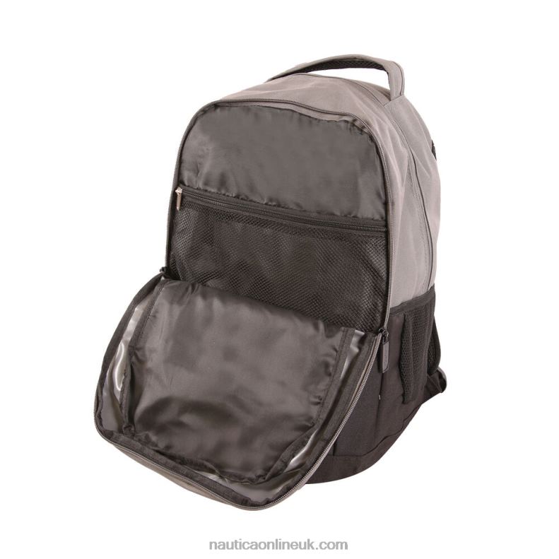 Nautica Logo Backpack L6J4L283 Moorings Grey Heather Men