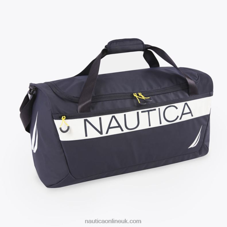 Nautica Logo Duffel Bag L6J4L286 Workshirt Blue Men