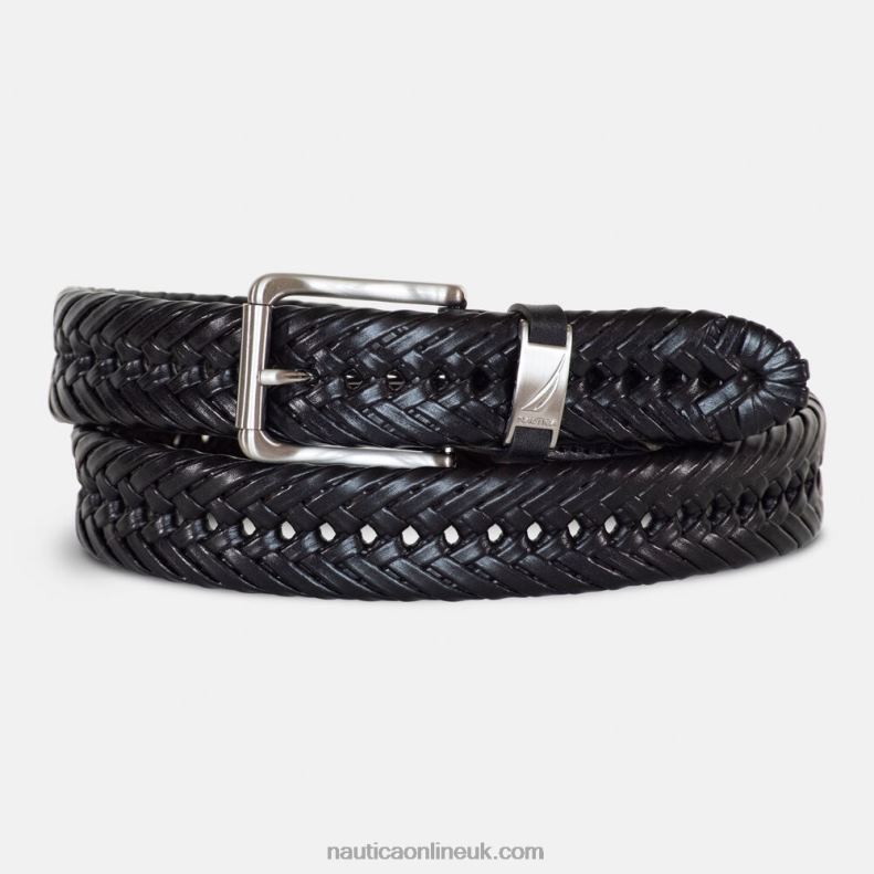 Nautica Braided Belt L6J4L107 True Black Men