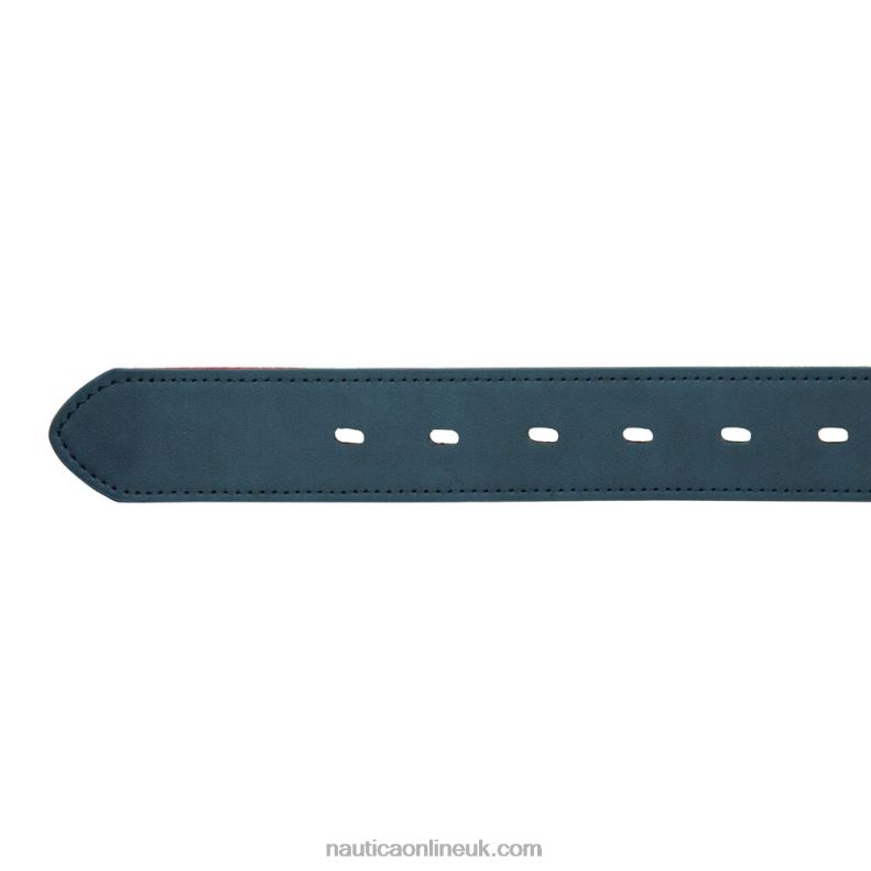 Nautica Logo Embossed Belt L6J4L164 Nautica Red/Orange Men