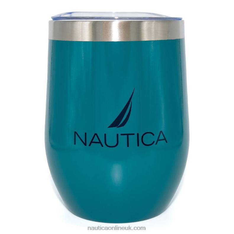 Nautica Logo Double-Walled Stainless Steel Short Tumbler L6J4L252 Multi Men