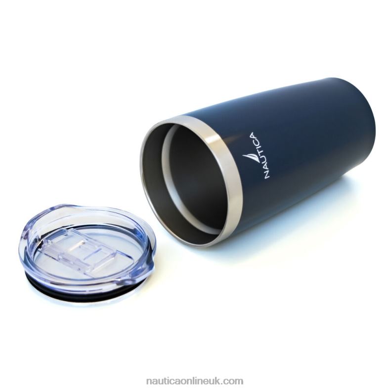 Nautica Logo Double-Walled Stainless Steel Tumbler L6J4L218 Multi Men