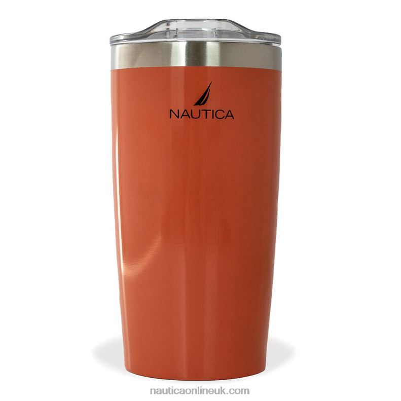 Nautica Logo Double-Walled Stainless Steel Tumbler L6J4L323 Multi Men