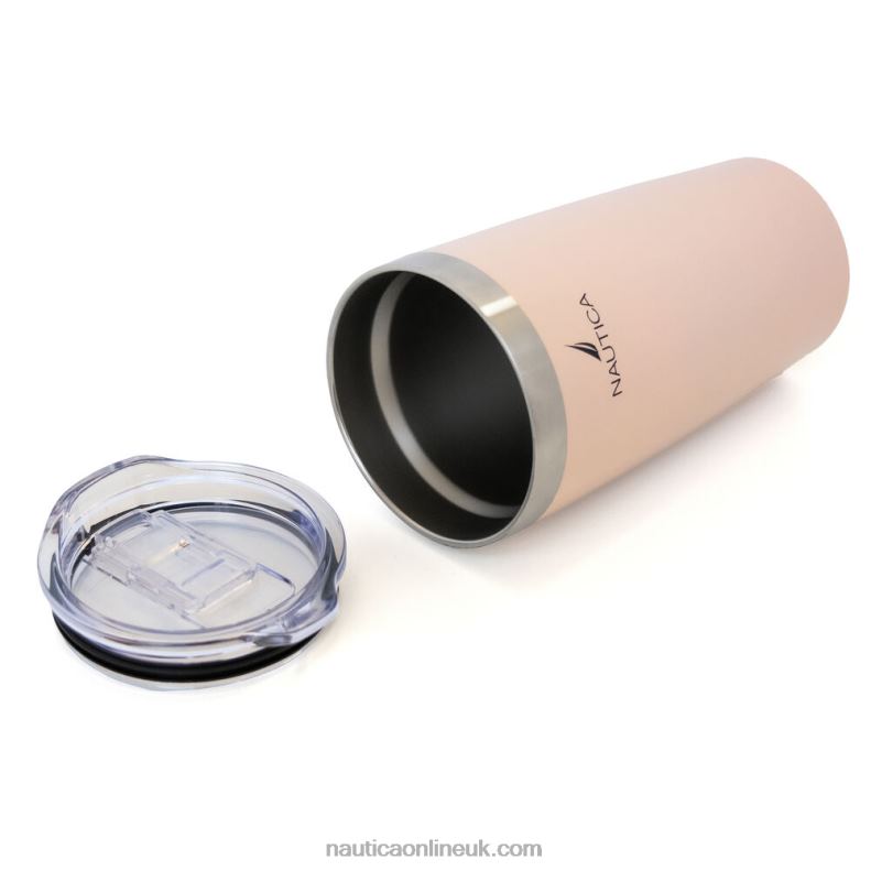 Nautica Logo Double-Walled Stainless Steel Tumbler L6J4L903 Multi Men