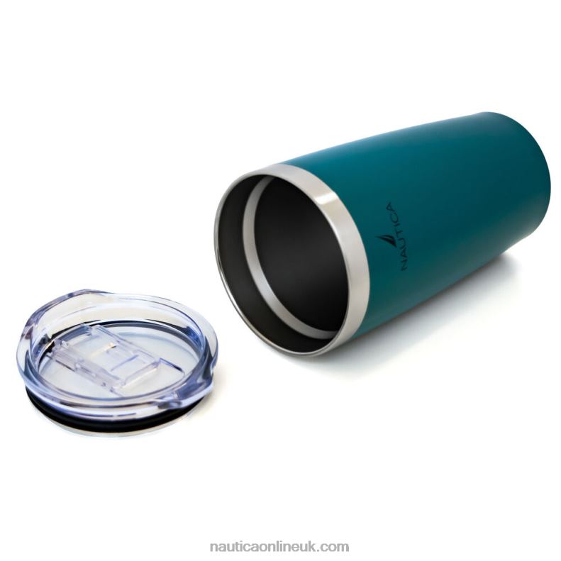 Nautica Logo Double-Walled Stainless Steel Tumbler L6J4L919 Multi Men