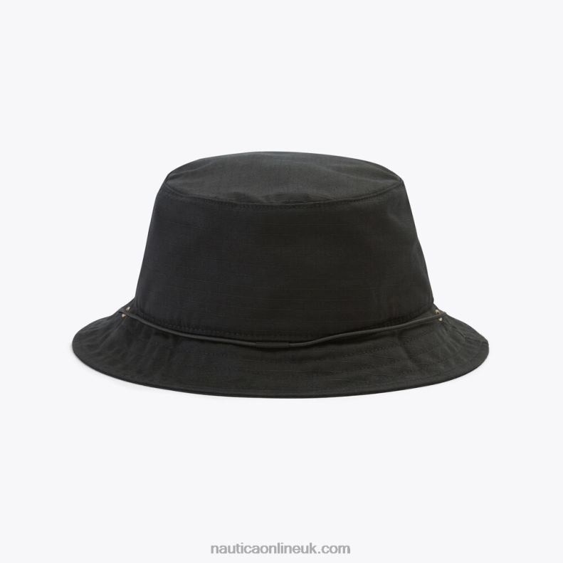 Nautica J-Class Boonie Bucket Hat L6J4L677 True Black Men