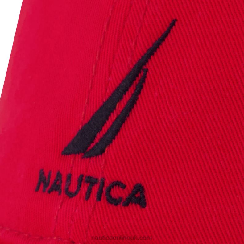 Nautica J-Class Embroidered Cap L6J4L666 Flare Red Men