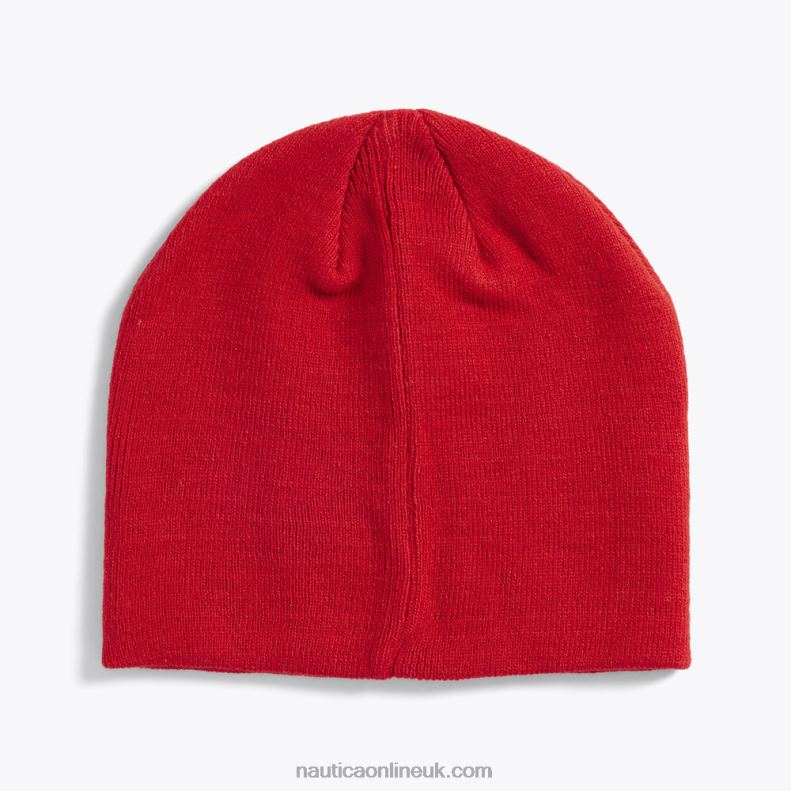 Nautica J-Class Knit Hat L6J4L661 Nautica Red Men